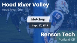 Matchup: Hood River Valley vs. Benson Tech  2019