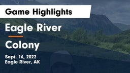 Eagle River  vs Colony  Game Highlights - Sept. 16, 2022