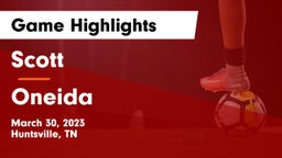 Scott  vs Oneida  Game Highlights - March 30, 2023
