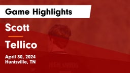 Scott  vs Tellico Game Highlights - April 30, 2024