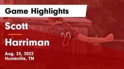 Scott  vs Harriman  Game Highlights - Aug. 23, 2022