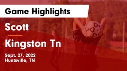 Scott  vs Kingston  Tn Game Highlights - Sept. 27, 2022
