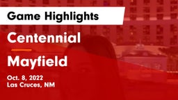 Centennial  vs Mayfield  Game Highlights - Oct. 8, 2022