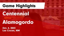 Centennial  vs Alamogordo  Game Highlights - Oct. 4, 2022
