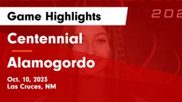 Centennial  vs Alamogordo  Game Highlights - Oct. 10, 2023