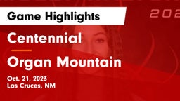 Centennial  vs ***** Mountain  Game Highlights - Oct. 21, 2023