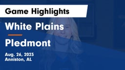 White Plains  vs PIedmont  Game Highlights - Aug. 26, 2023