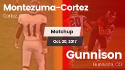 Matchup: Montezuma-Cortez vs. Gunnison  2017