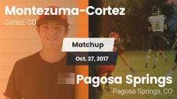 Matchup: Montezuma-Cortez vs. Pagosa Springs  2017