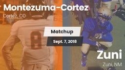 Matchup: Montezuma-Cortez vs. Zuni  2018