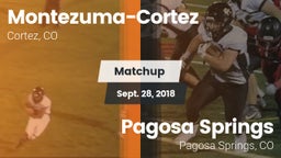 Matchup: Montezuma-Cortez vs. Pagosa Springs  2018