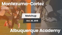 Matchup: Montezuma-Cortez vs. Albuquerque Academy 2018