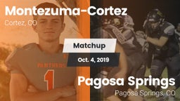 Matchup: Montezuma-Cortez vs. Pagosa Springs  2019