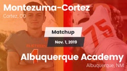 Matchup: Montezuma-Cortez vs. Albuquerque Academy  2019