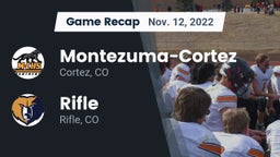 Recap: Montezuma-Cortez  vs. Rifle  2022