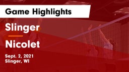 Slinger  vs Nicolet  Game Highlights - Sept. 2, 2021
