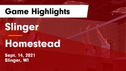 Slinger  vs Homestead  Game Highlights - Sept. 14, 2021
