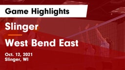 Slinger  vs West Bend East  Game Highlights - Oct. 12, 2021