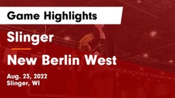 Slinger  vs New Berlin West Game Highlights - Aug. 23, 2022