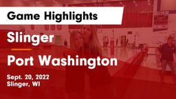 Slinger  vs Port Washington  Game Highlights - Sept. 20, 2022
