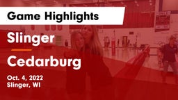 Slinger  vs Cedarburg  Game Highlights - Oct. 4, 2022