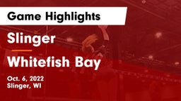 Slinger  vs Whitefish Bay Game Highlights - Oct. 6, 2022