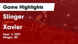 Slinger  vs Xavier Game Highlights - Sept. 2, 2023