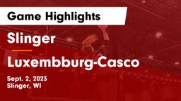 Slinger  vs Luxembburg-Casco Game Highlights - Sept. 2, 2023