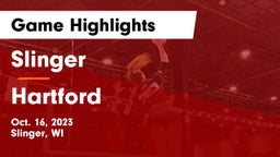 Slinger  vs Hartford  Game Highlights - Oct. 16, 2023
