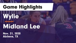 Wylie  vs Midland Lee  Game Highlights - Nov. 21, 2020