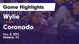 Wylie  vs Coronado  Game Highlights - Jan. 8, 2021