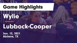 Wylie  vs Lubbock-Cooper  Game Highlights - Jan. 12, 2021