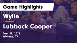 Wylie  vs Lubbock Cooper Game Highlights - Jan. 29, 2021