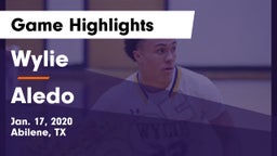 Wylie  vs Aledo  Game Highlights - Jan. 17, 2020