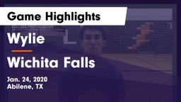 Wylie  vs Wichita Falls  Game Highlights - Jan. 24, 2020