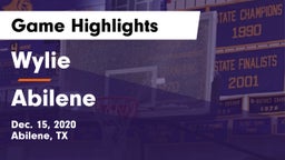 Wylie  vs Abilene  Game Highlights - Dec. 15, 2020