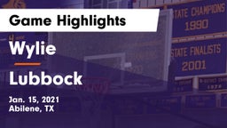 Wylie  vs Lubbock  Game Highlights - Jan. 15, 2021