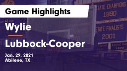 Wylie  vs Lubbock-Cooper  Game Highlights - Jan. 29, 2021