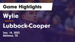 Wylie  vs Lubbock-Cooper  Game Highlights - Jan. 14, 2022