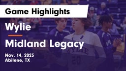 Wylie  vs Midland Legacy  Game Highlights - Nov. 14, 2023