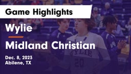 Wylie  vs Midland Christian  Game Highlights - Dec. 8, 2023