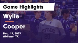 Wylie  vs Cooper  Game Highlights - Dec. 19, 2023