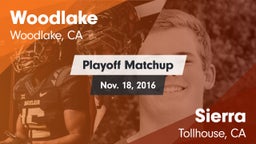 Matchup: Woodlake  vs. Sierra  2016