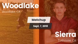 Matchup: Woodlake  vs. Sierra  2018