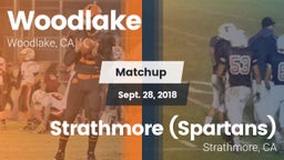 Matchup: Woodlake  vs. Strathmore (Spartans) 2018