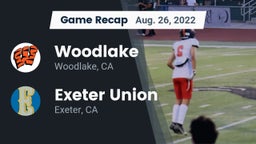 Recap: Woodlake  vs. Exeter Union  2022