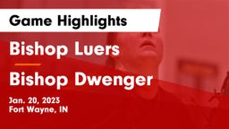 Bishop Luers  vs Bishop Dwenger  Game Highlights - Jan. 20, 2023