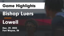 Bishop Luers  vs Lowell  Game Highlights - Dec. 29, 2023