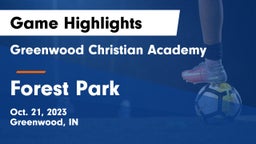 Greenwood Christian Academy  vs Forest Park  Game Highlights - Oct. 21, 2023