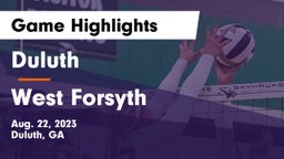 Duluth  vs West Forsyth  Game Highlights - Aug. 22, 2023